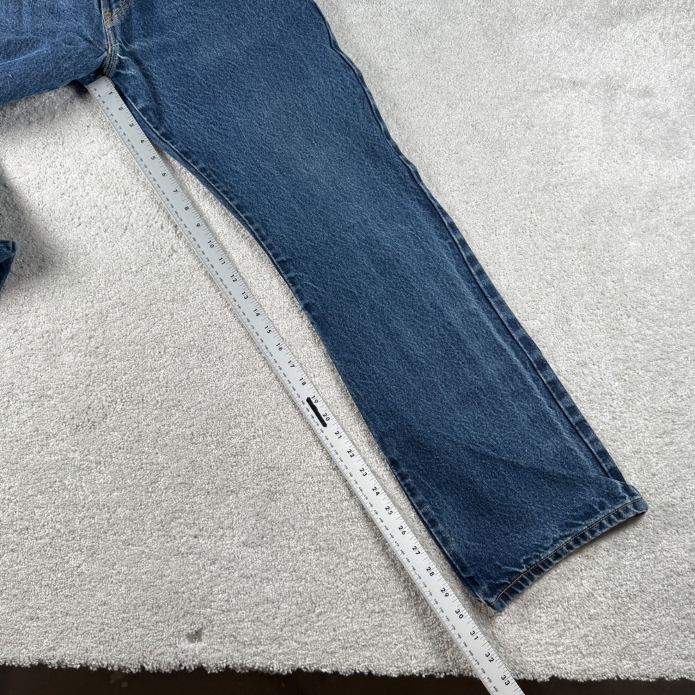 Levi's 517 Bootcut Jeans Mens 32x31 Blue Denim Classic Fit 5-Pocket Cotton Y2K - Picture 6 of 16
